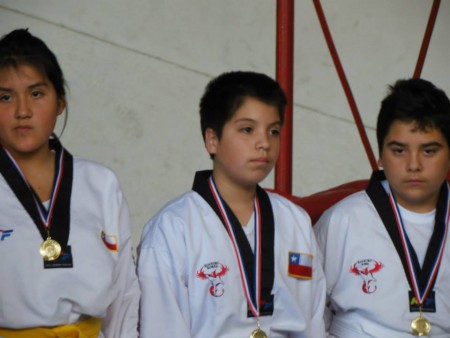 premiacion de examen de poomse de cristian bugueño